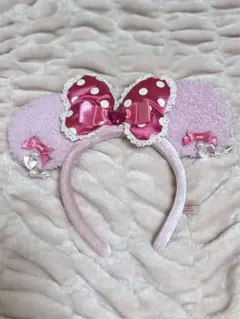 ミニー耳デザイン カチューシャ ピンク