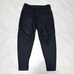 イッセイミヤケ MEN パネル切替 変形 綿 ワイド カーゴパンツ 2 黒のサムネイル