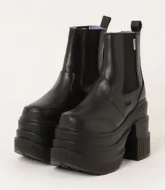 YOSUKEヨースケ　厚底サイドゴアショートブーツ　LL