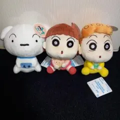 クレヨンしんちゃん ぬいぐるみセット　シロ・ねねちゃん・ひまわり