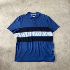 NAUTICA ポロシャツ 半袖 ボーダー ビッグサイズ ノーティカ ストリートのサムネイル