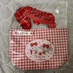 Lil ala mode mikko サンリオ くじ ミニトート赤