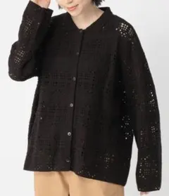 美品♥studio CLIP《days》　ニットレースジャケット