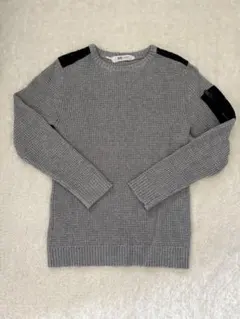 H&M グレー リブ編み セーター 134/140
