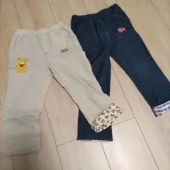 ミキハウス　プッチーくん　パンツ２枚セット