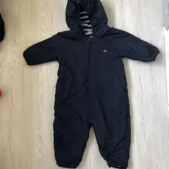 GAPフード付きネイビーアウター ロンパース70cm
