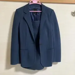 ネイビー スカートスーツ セット