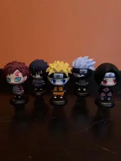NARUTO疾風伝　ゆらゆらヘッドフィギュア　5体セット ゆらゆらヘッド NARUTO -ナルト- 疾風伝 フィギュア 5種 未開封品