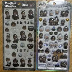 正規品 ちゅるきゅんしーる/INTJ うるちゅるポップシール　モンチッチ