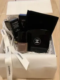 未使用品 シャネル CHANEL 両面ミラー&ネイルエナメルマニュキュア セット
