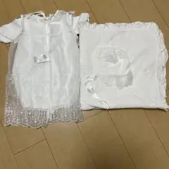 ホワイトベビードレス3点セット