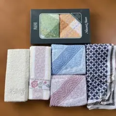 タオルハンカチ7枚セット➕布巾➕ハンカチ1枚 おまけ1枚