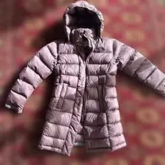 THE NORTH FACE フード付きパープルダウンジャケット