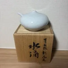 書道　水滴　弘水造 Amazon | 弘梅堂 書道 水滴 「萩釉 美濃焼」 伝統的工芸品 | 硯