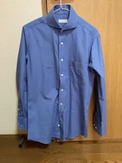 長袖シャツ　スリムフィット　ビジネスシャツ　ドレスシャツ
