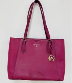 MICHAEL KORS トートバッグ パープル レザー