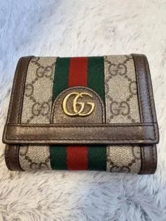 Gucci 二つ折り財布 オフィディア　GG