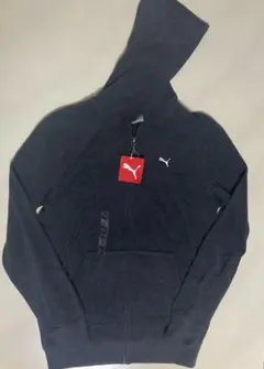 新品 PUMA フルジップパーカー ダークグレー S