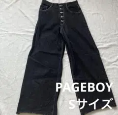 PAGE BOY ALICIA デニムパンツ　ブラック　Sのサムネイル