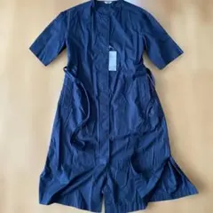 UNIQLO U シャツワンピース M 濃紺　新品未使用