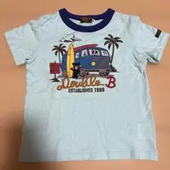 〈DOUBLE.B 新品未使用　半袖Tシャツ〉 未使用】半袖Tシャツ_DOUBLE.B_90_ホワイト - メルカリ