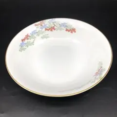 ★中古★深川製磁　有田焼　皿　1枚　中皿　深皿　直径約23.3cm　高さ約6cm