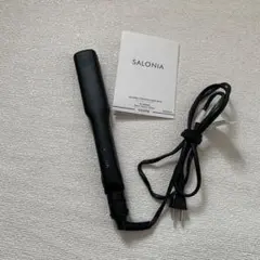 SALONIA ストレートヘアアイロン ブラック　ジャンク品