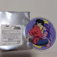 란마 1/2 노래방 마네키네코 아크릴 코스터 사오토메 란마 & 샴푸
