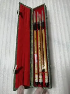 中国書道筆の3本+1本セット(専用箱付き)