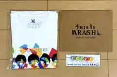 嵐 This is ARASHI ３点セット Ｔシャツ ジッパーバッグ ペン