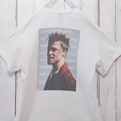 GILDAN ブラッドピット ファイトクラブタイラーダーデンバックプリントTee