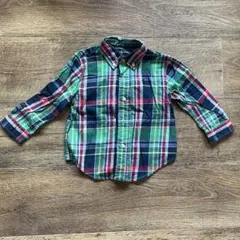 Ralph Lauren チェック柄 長袖シャツ 24M