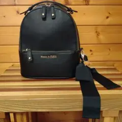Maison de FLEUR リボン付きリュック ブラック M