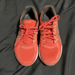 アシックス　ランニングシューズ　TJG18 中古品　赤色　27.5cm