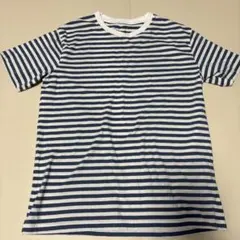 ストライプ半袖Tシャツ　綿100%