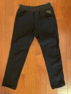 BREEZE 長ズボン　ロングパンツ　裏起毛　ストレッチ　黒　110㎝