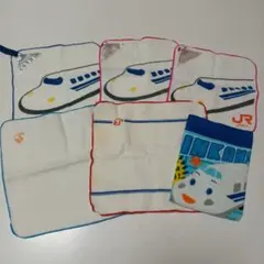 タオルハンカチ　ハンドタオル　ミニタオル　6枚まとめ売り　JR東海非売品タオル