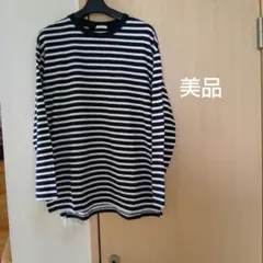 GU 長袖Tシャツ　ボーダーＴシャツ
