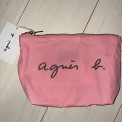 agnès b. VOYAGE FEMME ロゴポーチ
