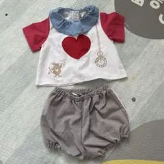 バースデイ コトリ 不思議の国のアリス 白うさぎ 80cm セットアップ