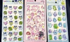 【国内】 キャラクター硬いシール3枚セート