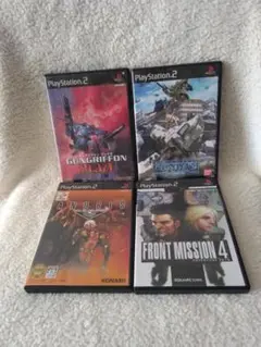 PlayStation2用メカ系ゲーム4本【動作確認済】