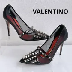 VALENTINO ヴァレンティノ　ロックスタッズ　ハイヒール　パンプス　極美品のサムネイル