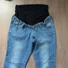 マタニティ　ズボン　デニム　マタニティL