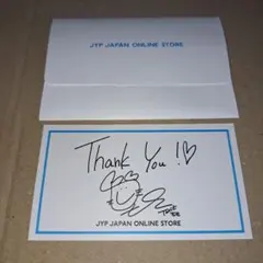 JYP STORE　サンキューカード　TWICE　モモ