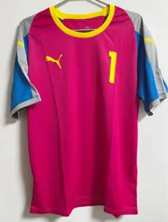 PUMA サッカーシャツ L 番号1 ピンク