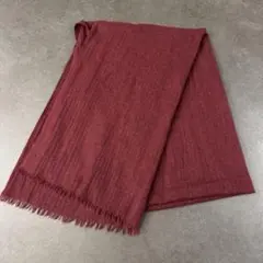 UNIQLO バーガンディ カシミヤ ストール