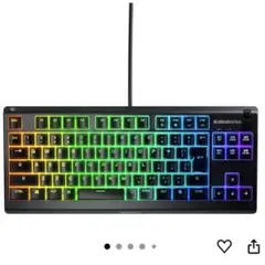 SteelSeries ゲーミングキーボード Apex 3 TKL 英語配列 黒
