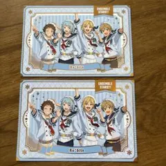 あんスタ　GiGO ノベルティ　箔押しユニットポストカード　Rabits 2枚