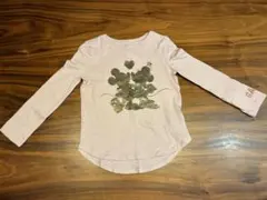 GAP スパンコール　チェンジ　長袖Tシャツ　110cm ミッキーミニー　ロンT